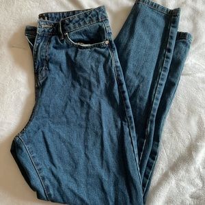 Missguided mom jeans never worn